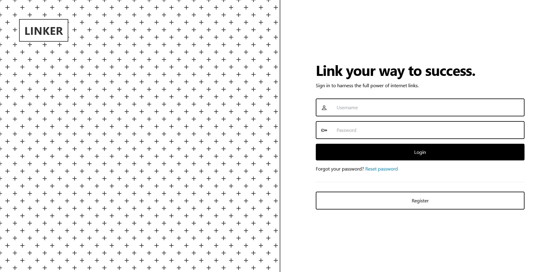 Login page in MVC portal